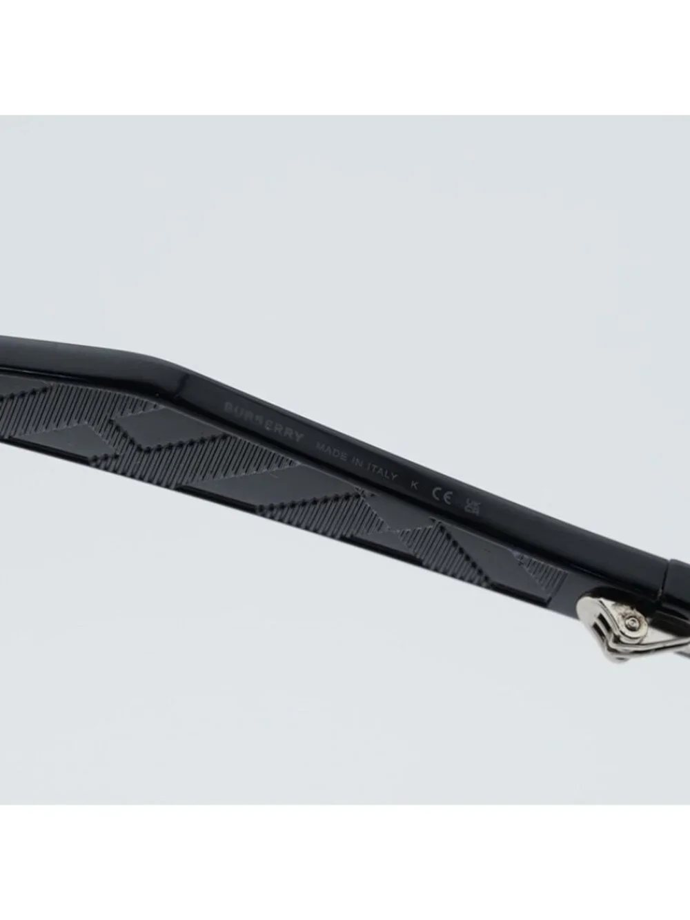 Burberry BE4480D 300169 Sunglasses Black Square Frame, Light Gray Lenses - Picture 8 of 12